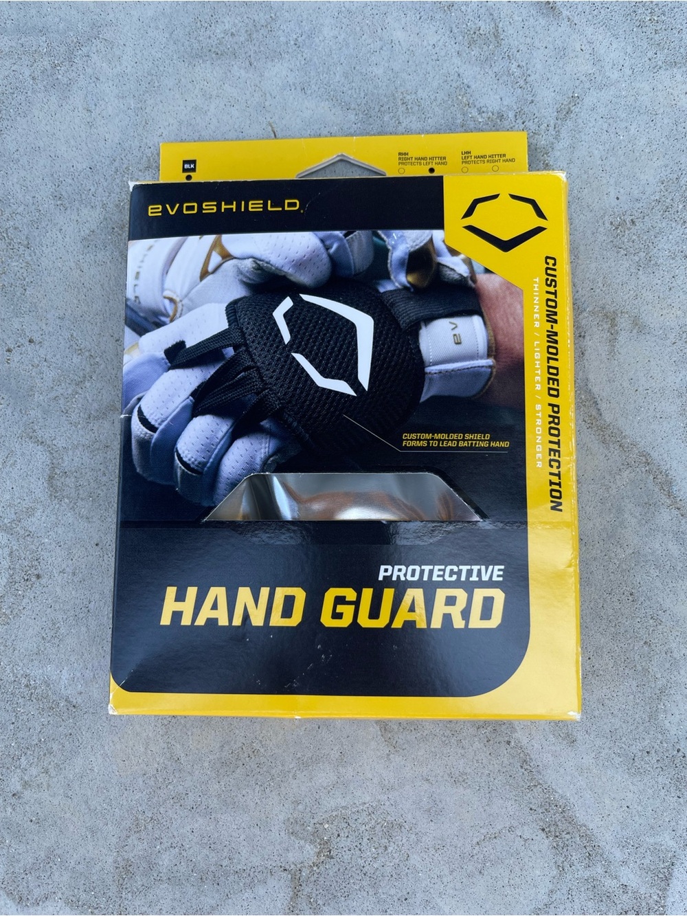 NWT EvoShield Gel-To-Shell Protective Hand Guard Black RHH